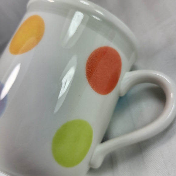 Villeroy & Boch Multi-color Dots MUG Porcelain 10 oz Cup Switch Bonjour -c - Picture 8 of 11